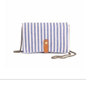 Sela striped crossbody